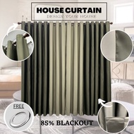 X25 Ready Made Curtain Siap Jahit, LANGSIR RAYA MIX COLOUR Kain Tebal (Free Eyelet / Free Ring )Blackout 85%