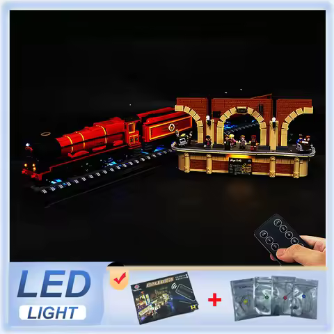 DIY RC LED Light Kit For LEGO 76405 Hogwarts Express Collectors' Edition (Only LED Light,Without Blo