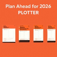 PLOTTER Weekly Refill 2026 – Left-Side Weekly Layout, Starts January 2026