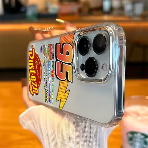 Cars Lightning McQueen 95 Phone Case For Google Pixel 10 9 8 7 8A 9A XL Pro 4G 5G Transparent Soft S