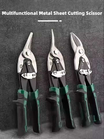 Tuosen Multifunctional Aviation Snip Cutter Metal Sheet Cutting Scissors - Professional Multi-direct