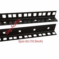 2pcs 2U 3U 4U 6U Rail Rack Flight Case Accessories Small U