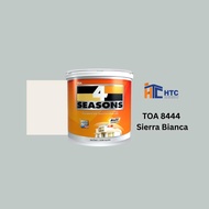 TOA สีขาว 8444 Sierra Bianca ทุกรุ่น สีทาบ้าน ขนาด 9 ลิตร สีทาภายใน สีทาภายนอก สีไร้กลิ่น สียอดนิยม 