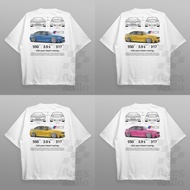 COD Ready Stock Kaos Cars and Clo - Regular Fit White - BMW F80 M3 Blueprint T-Shirt - F80 M3 White 