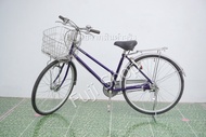 จักรยานแม่บ้านญี่ปุ่น - ล้อ 26 นิ้ว - มีเกียร์ - Miyata - สีม่วง [จักรยานมือสอง]