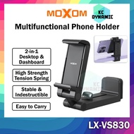 Moxom LX-VS830 Multifunctional Portable Desktop & Dashboard Phone Holder Moxom Holder Phone Stand