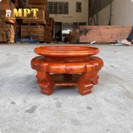 Ky Tron model of Chan Kieu in Huong Stone wood, heart size 12 to 32 cm