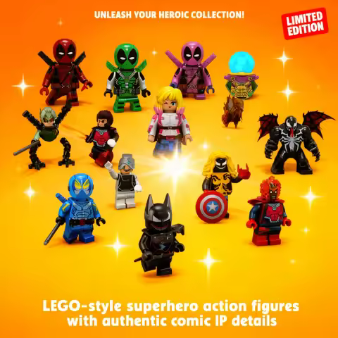 ICEMAN Deadpool MARVEL Legends Building Blocks Toys Bricks Kids Gifts Mini Action Figures TV1017-102