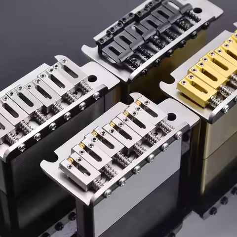 2 Point 510 Style Tremolo System Bridge with10.5mm Stainless Steel / Brass/ Titanium Alloy Saddle an