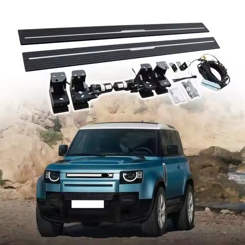 Power Side Step Electric Running Boards fits for LR Defender 90 2D 2020-2023 2024 2025 2026 Powerste