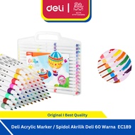 Deli Acrylic Marker 60 Colors Deli Acrylic Marker EC189-60