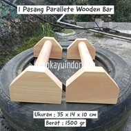 Parallettes Wooden Bar Calisthenics Workout Equipment Bar Assisted Push Up Handstand Push Up Plance 