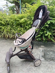 Baby Stroller V18 รถเข็นเด็กปรับหมุนที่นั่งได้ พร้อ ปรับเอน 5 ระดับ มือสอง