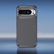 Ốp cho Google Pixel 9 Pro XL 5g 2024 pixel9 8 7 6 8A 7A 6A vỏ điện thoại Ốp sợi carbon Silicon bảo v