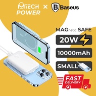 MTech Power BASEUS for Magnetic Wireless Charging Powerbank Power Bank 10000mAh Portable Fast Charge