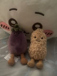 Jellycat 花生茄子kc