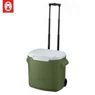 COLEMAN fishing cooler box 28QT/26.5L WHEEL COOLER (OLIVE) / GREIGE