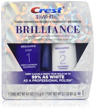 Brilliance Daily Cleasning Toothpaste And Whitening Gel System - 4 Oz