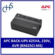(Original) APC Back-UPS 625VA 230V UPS AVR Floor Universal Sockets (BX625CI-MS) 2 Years SG Warranty