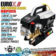 EUROX HBP1010 High Pressure Cleaner 2.5HP 1.8KW 100 Bar 10L/min Heavy Duty Water Jet Washer