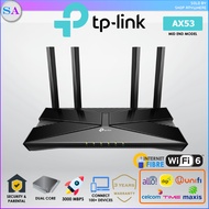 TP-Link Archer AX53 AX3000 Dual Band Gigabit WiFi 6 Router Mesh WiFi Onemesh AX Router