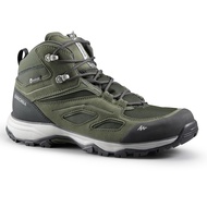 QUECHUA Men's waterproof mountain hiking shoes - MH100 Mid - Khaki