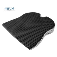 Car Wedge Seat Cushion for Car Driver Seat Office Chair Wheelchairs Memory Foam Seat Cushion-Orthopedic Support and Pain Relief for Lower Back, Tailbone, Coccyx and Hips (Black)
