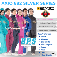 Jas Hujan Axio 882 Setelan Jaket Celana Mantel Mantol Ujan Raincoat Stelan Dewasa Cewek Cowok