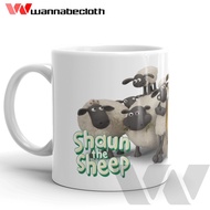 Shaun The Sheep Mug Gift Glass Souvenir Shaun The Sheep Mug Children Shaun The Sheep v8