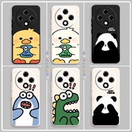 Oppo A3 Pro China / F27 Pro Plus 5G / F27 Pro 5G case, monolithic flexible silicone, Panda embossed