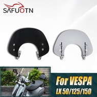 Motorcycle Accessories  Windshield WindScreen Deflector for Piaggio Vespa LX50 LX125 LX150 GT200 GTS