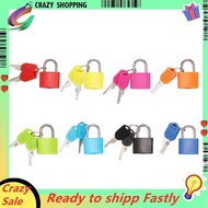 8 Pack Locks Small Padlock with Key Luggage Gym Locker Lock Mini Colorful Padlock for Outdoor School