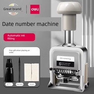 Deli 7506 Encoder Date Encoder Manual Encoder Digital Seal Number Automatic Inking Number