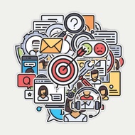 Sticker Pack Customer Service Stickers | TUMBLR Sticker | LAPTOP Stickers for Suitcases and Helmets