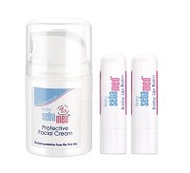 施巴 Sebamed 嬰兒全效柔護面霜 50ml+嬰兒護唇膏x2