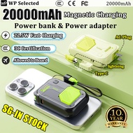 【CCC Certification】3c Powerbank 22.5W Fast charging 20000mah original Power bank With AC plug 充电宝55