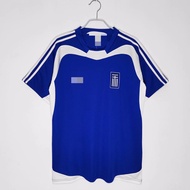 2004 Greece home football short sleeved retro jersey