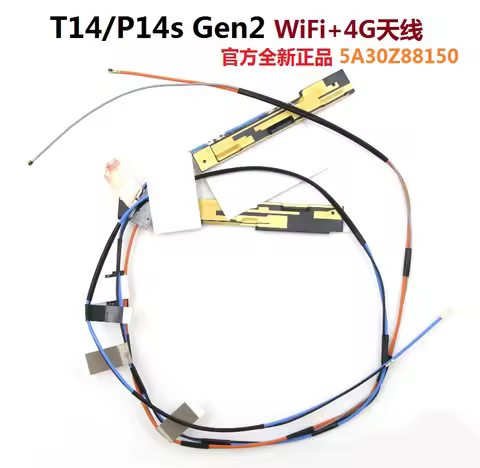 New Original WWAN WLAN 4G+WI-FI Antenna For Thinkpad T14 P43s Gen2 WWAN L850-GL Module Red&Blue LTE+