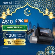 70mai A510 Dashcam 2.5K Resolution + HDR | 4G Connectivity | Built-in GPS & ADAS | Buffered Emergenc