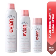 Evian Brumisateur Facial Spray Natural Mineral Water, 50ml-400ml