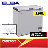 Elba EF-E1915 190L 2 in 1 Chest Freezer Energy Saving Peti Sejuk Beku EF-E1915(GR) with Refrigerator Mode