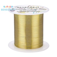 1roll Round Copper Wire for Wire Wrapped Jewelry Making Light golden 22 Gauge 0.6mm about 164.04 Fee