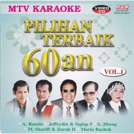 Pilihan Terbaik 60an Vol.1 VCD MTV Karaoke A. Ramlie Jeffrydin M. Shariff & Zurah II S. Jibeng Lagu 