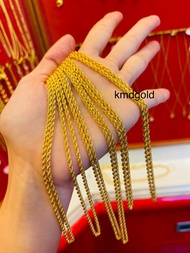 KMDGold สร้อยคอทอง2สลึง ลายเกลียวอิตาลี่ สินค้าขายได้จำนำได้ พร้อมใบรับประกัน