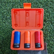 impact socket set 17, 19 and 21mm