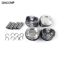 4x Pistons Rings Φ84mm / CR 10:1 11257640166 11257594453 For BMW 328i 428i 528i X3 F30 F10 Z4 28i X5