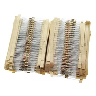 156 Values 3120PCS Resistor Kit 1/4W 5% Carbon Film Resistors 1 Ohm-10M Ohm Assortment Kit for DIY P
