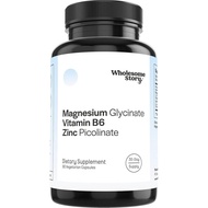 3-in-1 Zinc Picolinate Magnesium Glycinate Supplements with Vitamin B6 |     Magnesium and Zinc Vita