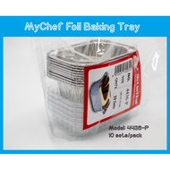 MyChef Foil Tray Aluminium Foil Container With Cover (10 sets) 4436-P / Bekas Aluminium Dengan Penut