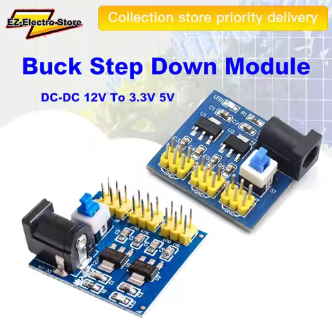 DC-DC 12V to 3.3V 5V Power Module 3.3V 5V 12V Multiple Output Voltage Conversion